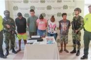 Los capturados fueron puestos a disposición de la Fiscalía