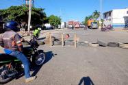 Bloquean corredor de carga de El Bosque