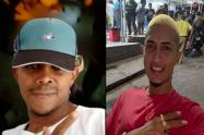 Diego Armando Ortega y Adrián Camilo de Oro Simanca. Asesinados