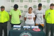Se incautó un revólver calibre 38 milímetros, 300 gramos de marihuana y 40 gramos de base de coca 