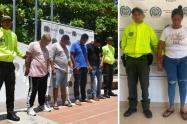 Tres de los capturados fueron cobijados con  medida preventiva de la libertad en centro carcelario y dos con medida domiciliaria