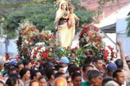 Celebracion de la virgen del Carmen