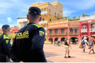 Policías en Cartagena 