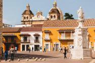 Plaza de la Aduana en Cartagena