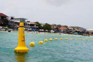 Imagen de las playas en el sector 