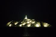 El Morro se ilumina de nuevo en honor al medio milenio de Santa Marta