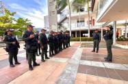 Uniformados de la Policía Metropolitana 
