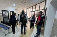 Inspección de la secretaría de Salud de Barranquilla en Medicina Legal.
