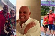 Eugenio Baena, periodista con su hija, Chechi Baena
