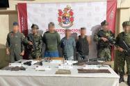 Ejército capturó a tres presuntos miembros del Clan del Golfo en el sur de Bolívar 