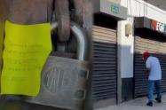 Comerciantes del Centro Histórico de Santa Marta amanecieron con mensajes intimidatorios en sus negocios