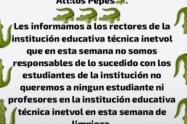 Panfleto falso 