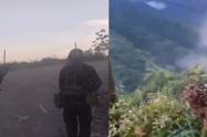 Combates y ataques de drones sur de Bolívar.