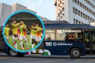 Desvíos en Transmetro por el partido de la Selección Colombia 