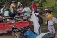 Más de mil personas desplazadas
