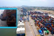Sorpresa en el Puerto de Cartagena: apareció un hombre en un contenedor