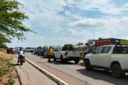 Cilindros con explosivos han sido hallados en cercanías al Cerrejón.