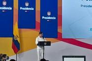 Gustavo Petro, presidente de la República en Barranquilla.