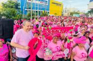 Caminata Rosa en Cartagena 