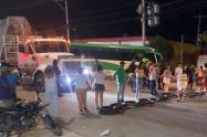 Protesta en Ciénaga, Magdalena, por cortes de luz