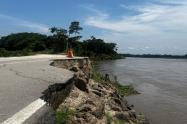 UNGRD inicia obras de emergencia para proteger la vía Río Viejo – Regidor en el sur de Bolívar 