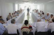 Primer día del encuentro nacional de excomandantes de las AUC en Valledupar. 