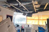 Se cae techo de edificio de la Universidad del Atlántico