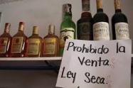 Ley seca por elecciones juveniles.