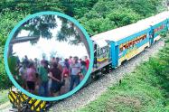 Accidente en Zona Bananera: hombre gravemente herido por tren