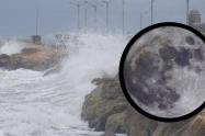 Aumento del nivel del mar por la Luna Llena