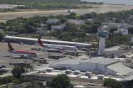 Terminal aérea principal de la capital de Bolívar