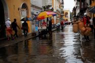 Fuertes lluvias en el Caribe en Navidad