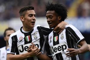Paulo Dybala y Juan Guillermo Cuadrado