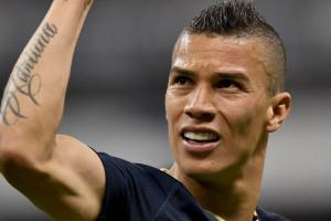 Mateus Uribe, centrocampista del América de México 