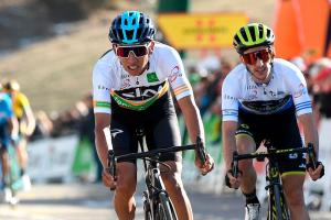 Egan Bernal durante una de las etapas de la Vuelta a Cataluña 