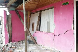 Ya son 125 casas las afectadas en el barrio El Prado, en donde la comunidad pidió ayuda del Gobierno Nacional. 