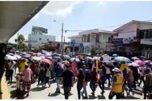 Protestan en Cartagena
