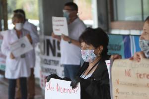 Protestas de médicos y enfermeros en medio de coronavirus en Colombia