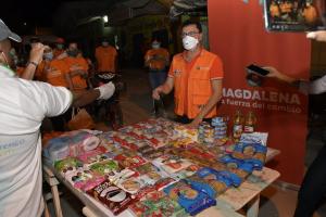 Mercados solidarios, Magdalena, Covid - 19, Carlos Caicedo