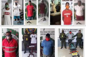 En barrios como El Ppozón, Mandela, Olaya Herrera, Villa Fany, Bicentenario, entre otros se desarrollaron los operativos 