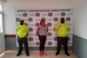 Esta mujer era quien al parecer venía amenazando a la líder social de El Salado