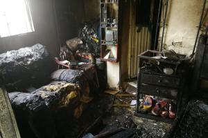 Incendió causó graves perdidas materiales  