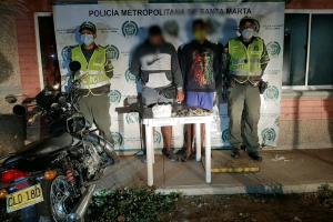 Policía, Cocaína, Motocicleta, Santa Marta, Magdalena