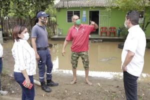 Cinco municipios del Atlántico afectados tras lluvias. 