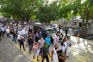 Multitudinario sepelio en Mingueo (La Guajira)