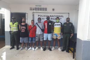 En una de las instalaciones de la Policía Metropolitana ubicada en el barrio El Pozón