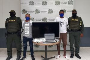 Carlos Andrés Pérez Barrios, de 27 años y Máximo Aparicio Ortega, de 33. Capturados