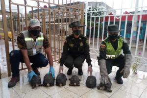 La entrega voluntaria se hizo por parte de residentes del barrio La María