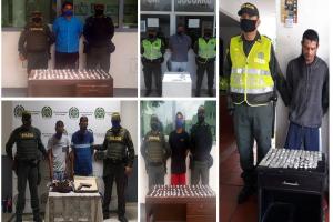 En menos de 24 horas cayeron estos seis jíbaros