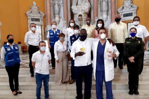 Arnaldo Joaquín Padilla, se mostró muy agradecido con Dios y al doctor  César Augusto Vergara, por reconocer su palabra de reconciliación